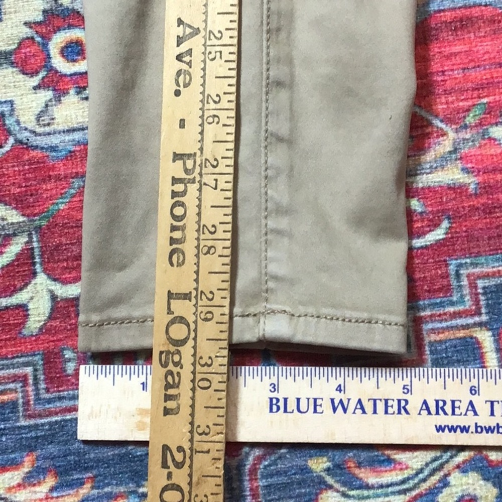 🦅AEO Next Level Stretch Hi-Rise Jegging Zip Front Jeans Sz.10 Long - Picture 9 of 10